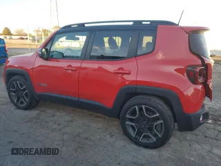 2019 Jeep Renegade Limited with VIN ZACNJAD14KPJ88057, listed as a Copart auction lot 80671894 with 44,609 mi miles and Salvage Title. Bid and sale history available at DreamBid. Image 2.