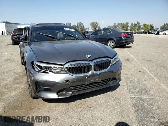 2021 BMW 3 Series 330i with VIN 3MW5R1J06M8C07274, listed as a Copart auction lot 58396505 with Not provided miles and Salvage title. Bid and sale history available at DreamBid. Image 13.