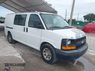 2012 Chevrolet Express Cargo with VIN 1GCSGAFX1C1138823, listed as a IAAI auction lot 42505846 with 226,032 mi miles and . Bid and sale history available at DreamBid. Image 1.