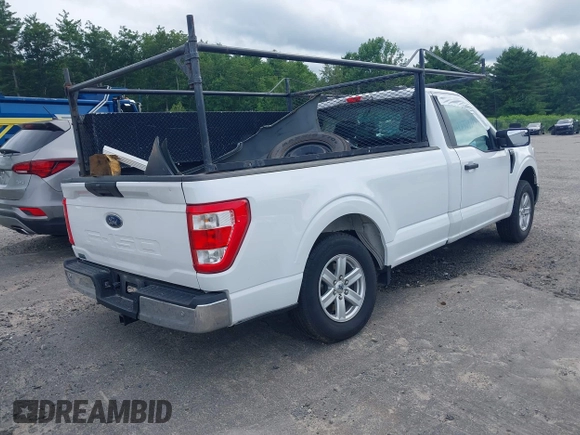 2022 Ford F-150 XL z VIN 1FTMF1CB4NKE00254, wystawiony jako IAAI lot #42334773 z przebiegiem 42 423 mil mil oraz . Historia ofert i sprzedaży dostępna na DreamBid. Obrazek 4.