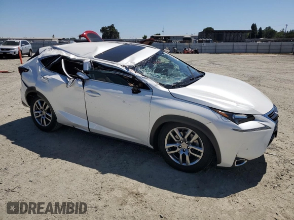 2016 Lexus NX 200t with VIN JTJBARBZ2G2067779, listed as a Copart auction lot 65394335 with 36,573 mi miles and Salvage title. Bid and sale history available at DreamBid. Image 4.
