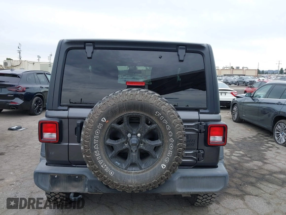2022 Jeep Wrangler Willys Sport with VIN 1C4GJXAN7NW252931, listed as a IAAI auction lot 40972143 with 12,823 mi miles and . Bid and sale history available at DreamBid. Image 16.
