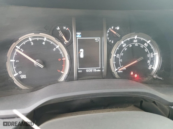 2022 Toyota 4Runner TRD Off Road with VIN JTEPU5JR1N6022506, listed as a Copart auction lot 47135275 with 60,818 mi miles and Non Repairable. Bid and sale history available at carsss.com. Image 9.