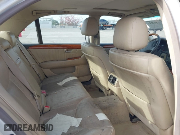 2004 Lexus LS 430 with VIN JTHBN36F140165275, listed as a IAAI auction lot 42182212 with 246,908 mi miles and . Bid and sale history available at DreamBid. Image 8.