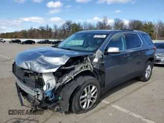 2018 Chevrolet Traverse LT Cloth with VIN 1GNEVGKW4JJ197842, listed as a Copart auction lot 52375565 with 81,095 mi miles and Salvage Title. Bid and sale history available at carsss.com. Image 1.