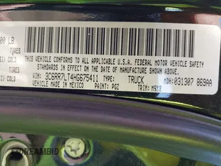 2017 Ram 1500 Big Horn с VIN 3C6RR7LT4HG675411, выставлен на аукционе IAAI как лот 42307497 с пробегом 193 289 миль миль и . История ставок и продаж доступна на DreamBid. Изображение 9.