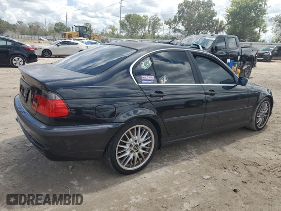 2002 BMW 3 Series 330i with VIN WBAEV53472KM01777, listed as a Copart auction lot 70984764 with 105,293 mi miles and Salvage Title. Bid and sale history available at carsss.com. Image 3.
