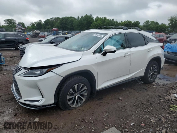 2021 Lexus RX 350 with VIN 2T2HZMDA2MC273810, listed as a Copart auction lot 60515995 with 53,769 mi miles and Salvage title. Bid and sale history available at DreamBid. Image 1.