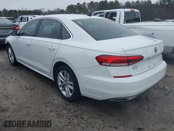 2020 Volkswagen Passat 2.0T SE with VIN 1VWSA7A32LC009225, listed as a IAAI auction lot 41385068 with 106,202 mi miles. Bid and sale history available at carsss.com. Image 3.