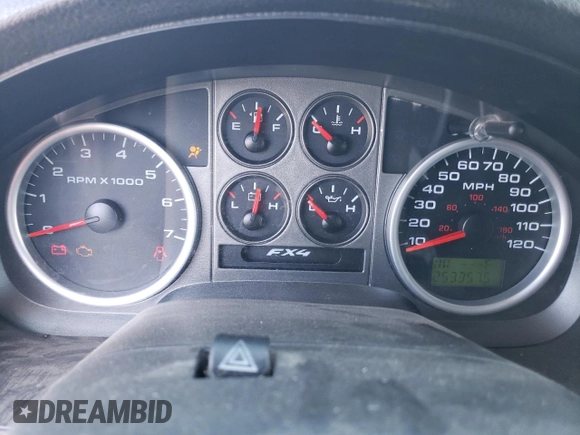 2004 Ford F-150 XLT with VIN 1FTPW14524KA83255, listed as a Copart auction lot 53126354 with 253,357 mi miles and Salvage Title. Bid and sale history available at carsss.com. Image 9.