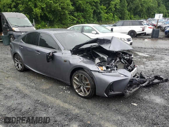 2019 Lexus IS 300 with VIN JTHC81D25K5036603, listed as a Copart auction lot 59990305 with 112,290 mi miles and Salvage title. Bid and sale history available at DreamBid. Image 4.
