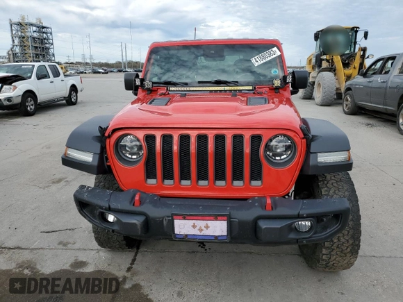 2020 Jeep Wrangler Rubicon with VIN 1C4HJXCG1LW324108, listed as a Copart auction lot 41880383 with 49,691 mi miles and . Bid and sale history available at DreamBid. Image 5.