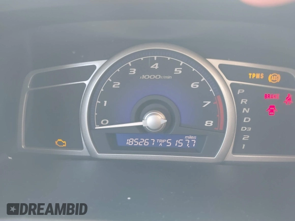 2008 Honda Civic LX with VIN 1HGFA16558L022345, listed as a IAAI auction lot 42129866 with 185,267 mi miles and . Bid and sale history available at DreamBid. Image 7.