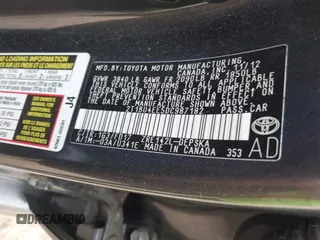 2013 Toyota Corolla L with VIN 2T1BU4EE5DC987182, listed as a IAAI auction lot 42125976 with 122,785 mi miles and . Bid and sale history available at DreamBid. Image 9.