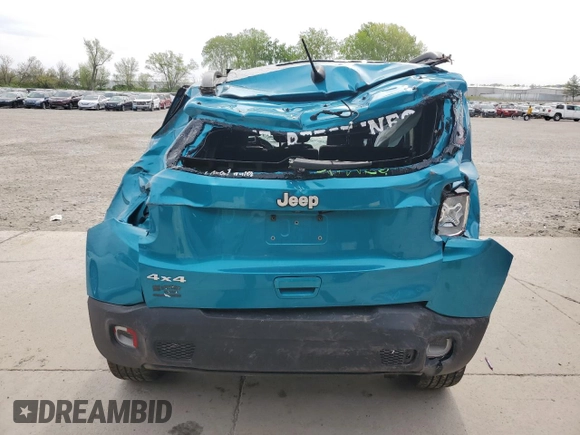 2021 Jeep Renegade Islander with VIN ZACNJDBB5MPM92000, listed as a Copart auction lot 55622165 with Not provided miles and Salvage title. Bid and sale history available at DreamBid. Image 6.