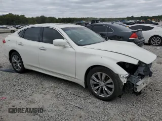 2013 Infiniti M with VIN JN1BY1AP5DM513393, listed as a Copart auction lot 71760373 with 71,378 mi miles and Salvage Title. Bid and sale history available at DreamBid. Image 4.