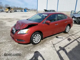 2015 Nissan Sentra SV with VIN 3N1AB7AP9FL682426, listed as a Copart auction lot 49405085 with 121,075 mi miles and Salvage Title. Bid and sale history available at carsss.com. Image 1.