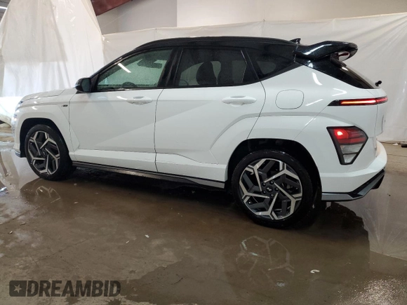 2024 Hyundai Kona N Line with VIN KM8HA3A34RU111730, listed as a Copart auction lot 52965025 with 18,827 mi miles and Clean Title. Bid and sale history available at carsss.com. Image 2.