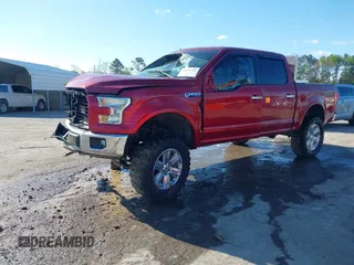 2016 Ford F-150 XLT with VIN 1FTEW1EG9GFB42113, listed as a IAAI auction lot 42036742 with 1 mi miles. Bid and sale history available at carsss.com. Image 2.