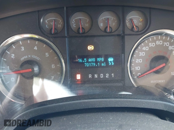 2009 Ford F-150 XL with VIN 1FTRF12WX9KB66606, listed as a IAAI auction lot 41723745 with 70,179 mi miles and . Bid and sale history available at DreamBid. Image 7.