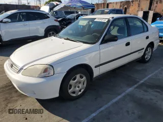 2000 Honda Civic z VIN 1HGEN1647YL000564, wystawiony jako Copart lot #45484615 z przebiegiem 122 506 mil mil oraz Szkoda całkowita • Salvage title. Historia ofert i sprzedaży dostępna na DreamBid. Obrazek 1.