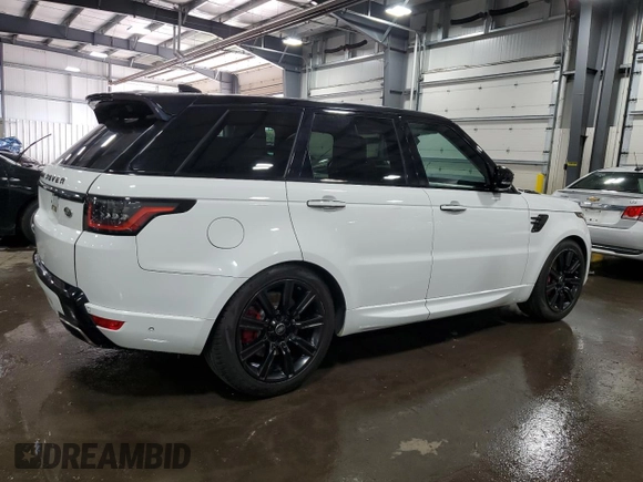 2020 Land Rover Range Rover Sport HST с VIN SALWS2RU1LA722851, выставлен на аукционе Copart как лот 59051965 с пробегом 80 282 миль миль и Списание • Salvage title. История ставок и продаж доступна на DreamBid. Изображение 3.