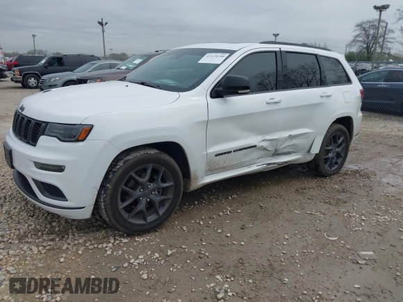 2020 Jeep Grand Cherokee Limited X with VIN 1C4RJFBG2LC242101, listed as a IAAI auction lot 42129240 with 60,479 mi miles and . Bid and sale history available at DreamBid. Image 2.