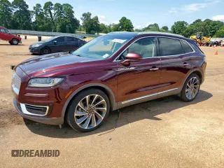 2019 Lincoln Nautilus Reserve with VIN 2LMPJ6LP7KBL61802, listed as a Copart auction lot 64099465 with 57,222 mi miles and Salvage title. Bid and sale history available at DreamBid. Image 1.