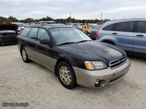 2001 Subaru Legacy Wagon Outback H6 L.L. Bean Edition with VIN 4S3BH806X17655473, listed as a Copart auction lot 74908244 with 133,104 mi miles and Salvage Title. Bid and sale history available at carsss.com. Image 4.