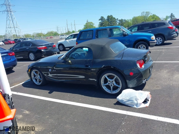 2007 BMW Z4 3.0si with VIN 4USBU53567LX02991, listed as a IAAI auction lot 41990352 with 86,329 mi miles. Bid and sale history available at carsss.com. Image 14.