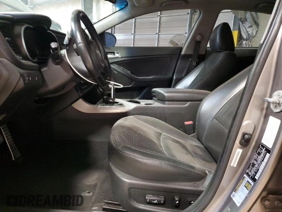 2015 Kia Optima SXL Turbo with VIN 5XXGR4A61FG431419, listed as a Copart auction lot 53949205 with 92,330 mi miles and Salvage title. Bid and sale history available at DreamBid. Image 7.