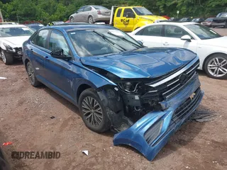 2021 Volkswagen Jetta S z VIN 3VWC57BU6MM033172, wystawiony jako IAAI lot #42371654 z przebiegiem 38 488 mil mil oraz . Historia ofert i sprzedaży dostępna na DreamBid. Obrazek 1.