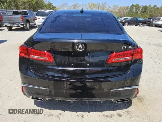 2020 Acura TLX w/Technology Pkg with VIN 19UUB2F4XLA005126, listed as a Copart auction lot 48730125 with 110,556 mi miles and Clean Title. Bid and sale history available at carsss.com. Image 6.