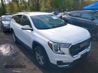 2023 GMC Terrain SLE with VIN 3GKALTEG7PL237976, listed as a IAAI auction lot 42165476 with 28,667 mi miles and . Bid and sale history available at carsss.com. Image 1.
