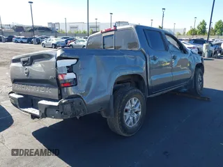 2022 Nissan Frontier SV with VIN 1N6ED1EJ8NN614416, listed as a IAAI auction lot 42603214 with 84,183 mi miles and . Bid and sale history available at DreamBid. Image 4.