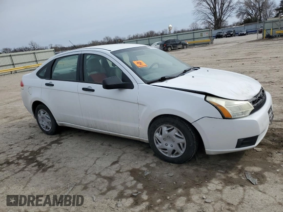 2008 Ford Focus S with VIN 1FAHP34N98W260014, listed as a Copart auction lot 45884875 with 207,431 mi miles and Salvage Title. Bid and sale history available at carsss.com. Image 4.