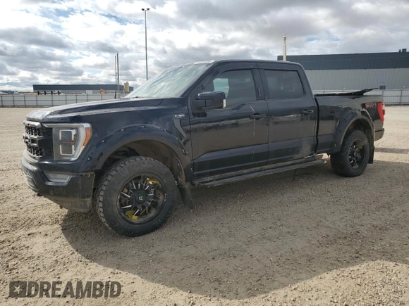 2022 Ford F-150 XL with VIN 1FTFW1E52NKE31356, listed as a Copart auction lot 56332355 with 161,754 mi miles and Salvage Title. Bid and sale history available at DreamBid. Image 1.