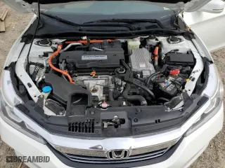 2017 Honda Accord Hybrid with VIN JHMCR6F35HC007106, listed as a Copart auction lot 50763055 with 125,260 mi miles and Salvage Title. Bid and sale history available at carsss.com. Image 11.