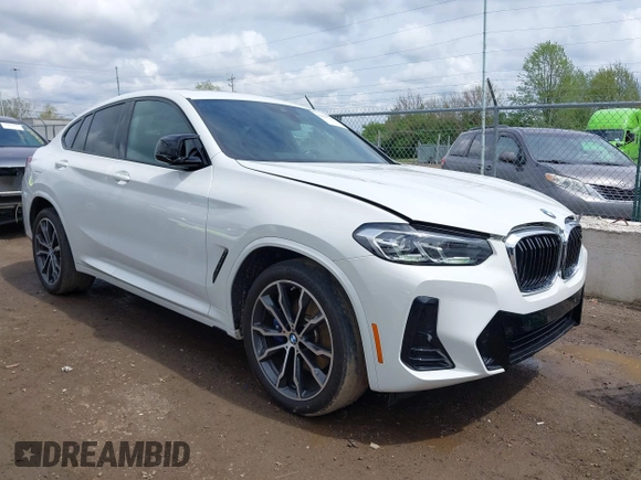 2023 BMW X4 M40i with VIN 5UX43DT03P9P97845, listed as a IAAI auction lot 42098144 with 20,807 mi miles and . Bid and sale history available at DreamBid. Image 1.