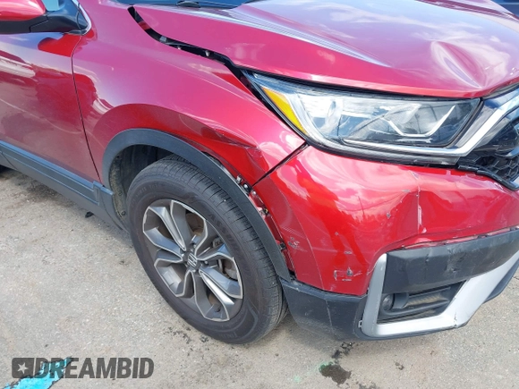 2021 Honda CR-V EX-L with VIN 5J6RW2H86MA003121, listed as a IAAI auction lot 42232716 with 53,747 mi miles and . Bid and sale history available at DreamBid. Image 17.