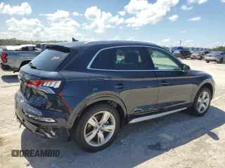 2019 Audi Q5 Premium with VIN WA1ANAFYXK2117563, listed as a Copart auction lot 61355445 with 49,209 mi miles and Salvage title. Bid and sale history available at DreamBid. Image 3.