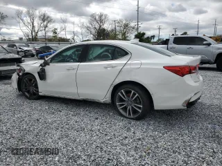 2020 Acura TLX w/Technology Pkg with VIN 19UUB2F48LA001835, listed as a Copart auction lot 46857585 with 39,885 mi miles and Non Repairable. Bid and sale history available at carsss.com. Image 2.