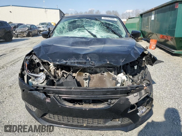 2018 Nissan Sentra SV with VIN 3N1AB7AP7JY275099, listed as a Copart auction lot 49343965 with 55,933 mi miles and Salvage Title. Bid and sale history available at carsss.com. Image 5.