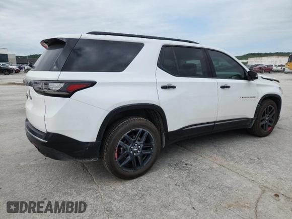 2019 Chevrolet Traverse Premier z VIN 1GNERKKW3KJ316442, wystawiony jako Copart lot #58150005 z przebiegiem 121 332 mil mil oraz Szkoda całkowita • Salvage title. Historia ofert i sprzedaży dostępna na DreamBid. Obrazek 3.