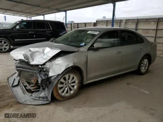 2014 Volkswagen Passat Wolfsburg Ed with VIN 1VWAS7A34EC092345, listed as a Copart auction lot 49098025 with 128,390 mi miles and Salvage Title. Bid and sale history available at carsss.com. Image 1.