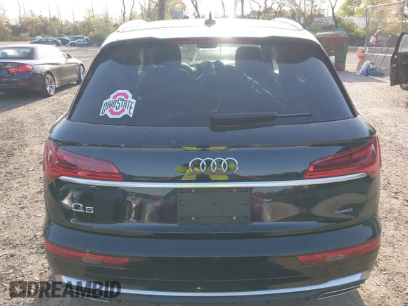 2022 Audi Q5 S line Premium with VIN WA1GAAFY9N2021322, listed as a IAAI auction lot 42119054 with 31,863 mi miles and . Bid and sale history available at DreamBid. Image 16.
