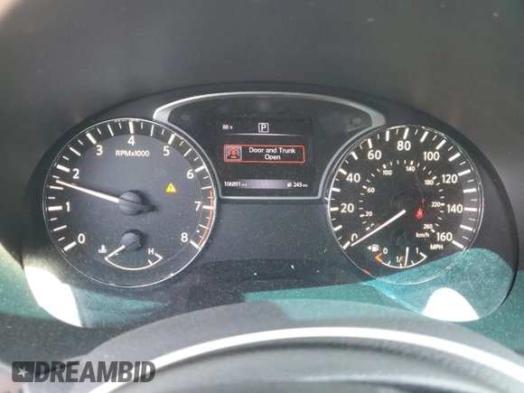 2016 Nissan Altima S z VIN 1N4AL3AP0GC192530, wystawiony jako Copart lot #56346655 z przebiegiem 106 891 mil mil oraz Szkoda całkowita • Salvage title. Historia ofert i sprzedaży dostępna na DreamBid. Obrazek 9.