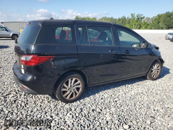 2012 Mazda 5 Sport with VIN JM1CW2BL5C0120122, listed as a Copart auction lot 53109125 with 128,269 mi miles and Salvage Title. Bid and sale history available at DreamBid. Image 3.