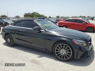 2022 Mercedes-Benz C 300 with VIN W1KWK8DB5NG111436, listed as a Copart auction lot 65630494 with 72,767 mi miles and Salvage Title. Bid and sale history available at DreamBid. Image 4.