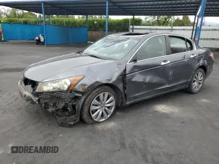 2011 Honda Accord EX с VIN 1HGCP3F7XBA002772, выставлен на аукционе Copart как лот 54840395 с пробегом 106 523 миль миль и Списание • Salvage title. История ставок и продаж доступна на DreamBid. Изображение 1.